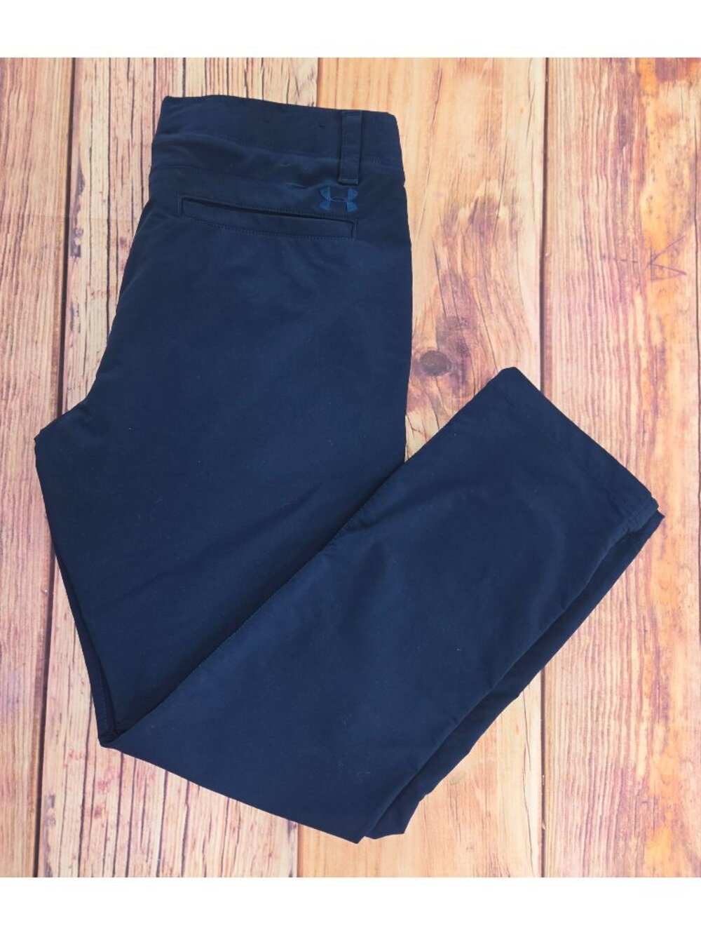 Under Armour Mens Navy Blue Straight Pants 34x30